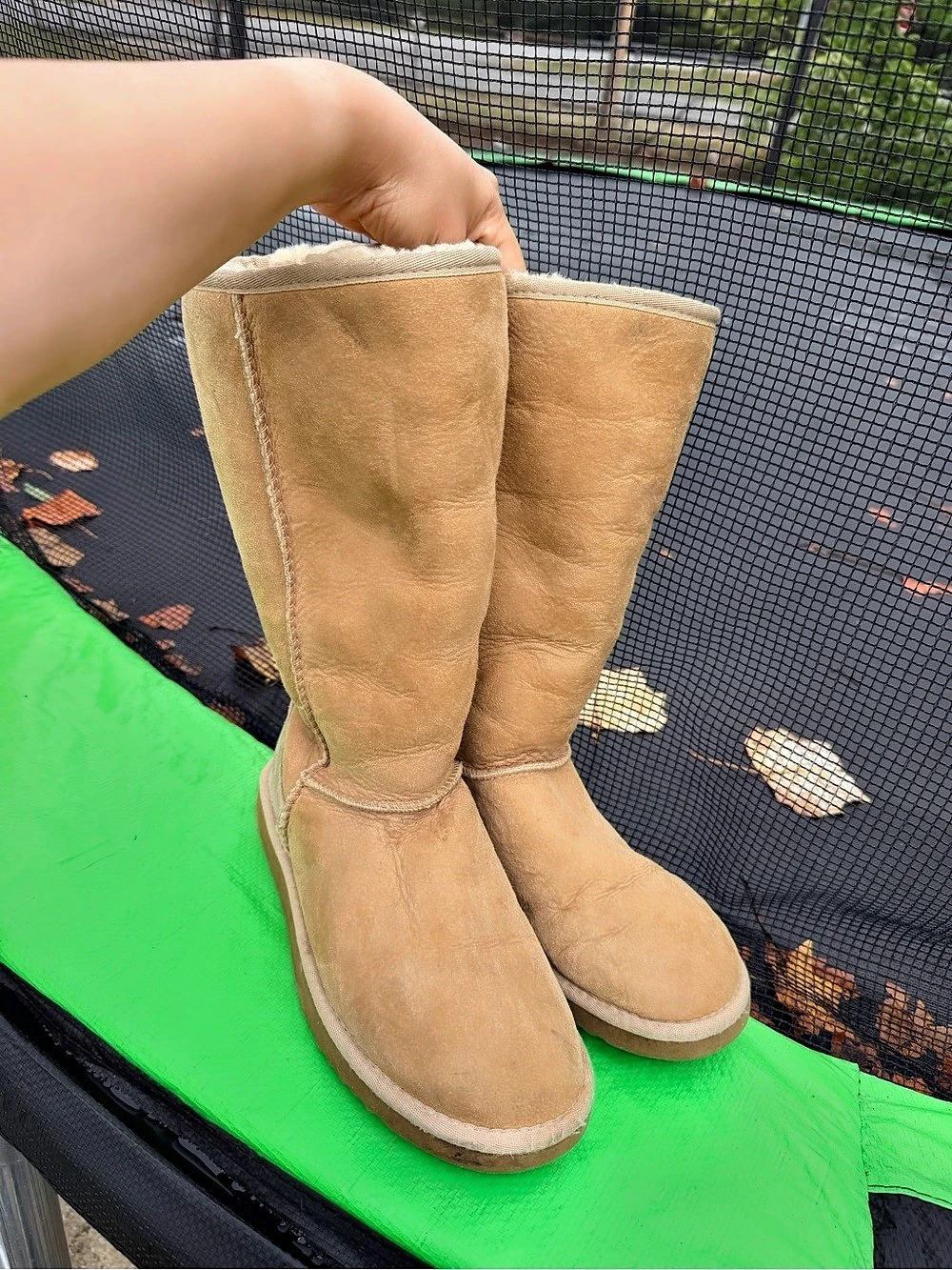 UGG Classic Tall Boot Tall Sheepskin Boots in Brown